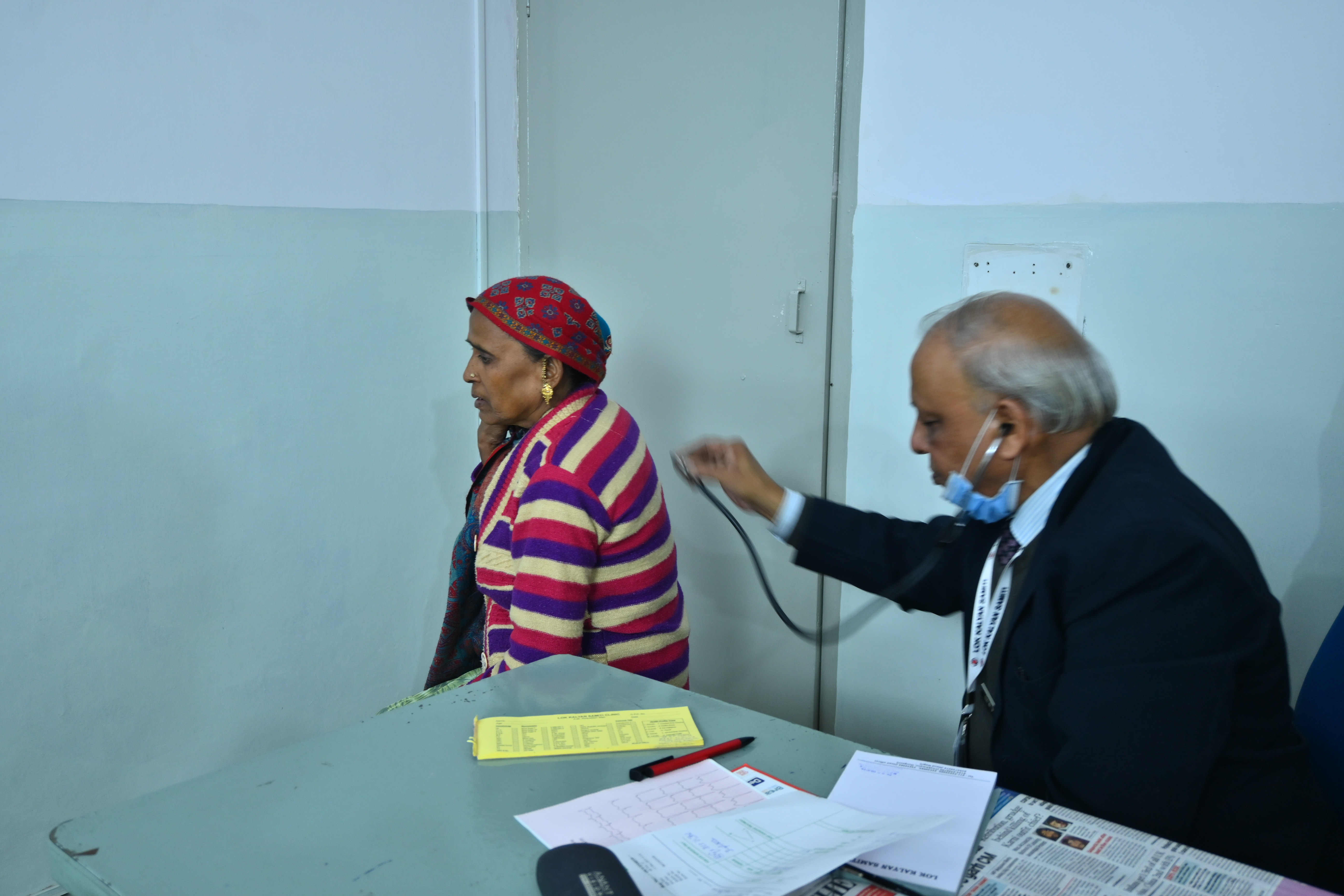 Medical team in action